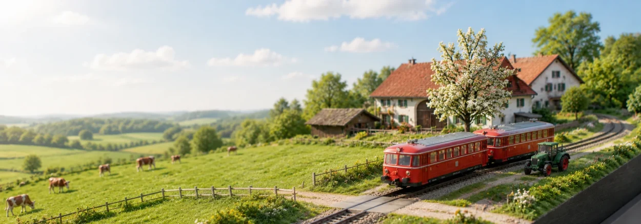 Diorama Vorschlag Landschaft Frühling MOBA Module