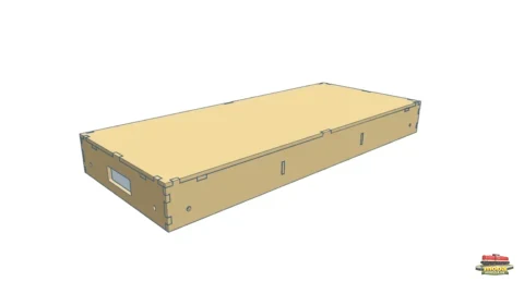 Modellbahn Modul Bausatz universell Sperrholz DIY