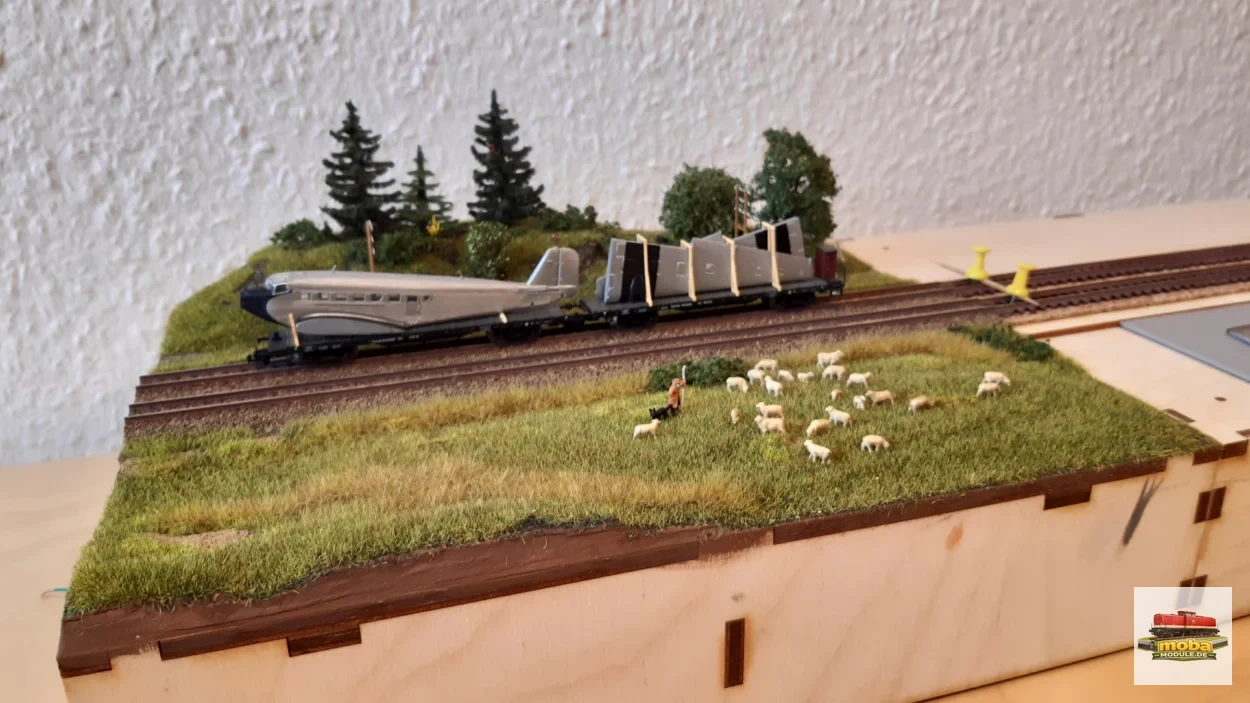 Modellbahn Modul Spur N - JU52