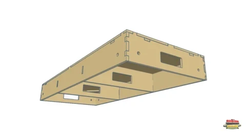 Modelleisenbahn Modul Bausatz universell Sperrholz DIY