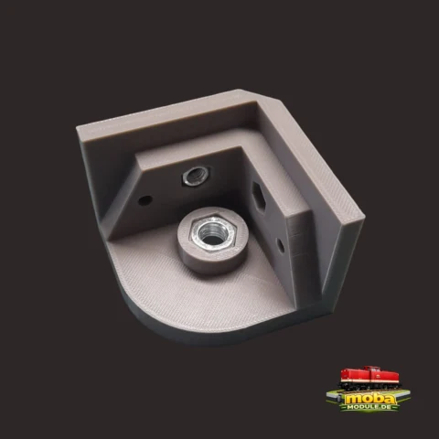 Modellbahn Modul Eckwinkel 90 Grad Montage MOBA Module