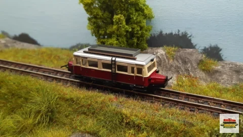 Schweineschnäuzchen Schienenbus VT89 901 Spur N MOBA Module